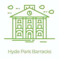 hyde park moderno vetor