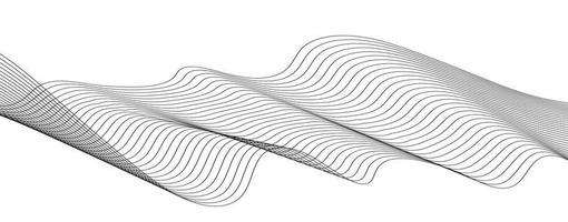 linhas onda design abstrato listra. superfícies brancas curvas. fundo abstrato moderno. equalizador de faixa de frequência digital vetor