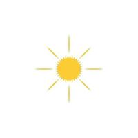 vetor do logotipo do sol