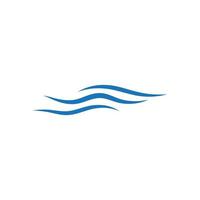 símbolo de onda de água vetor