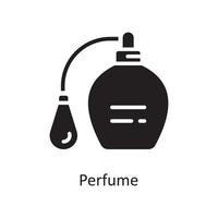 ilustração de design de ícone sólido de vetor de perfume. símbolo de limpeza no arquivo eps 10 de fundo branco