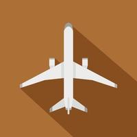 ícone de avião, estilo simples vetor