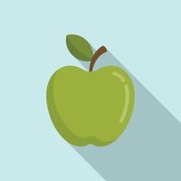 ícone de maçã fresca, estilo simples vetor