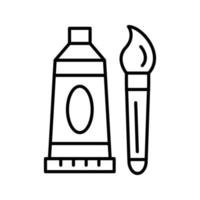 ícone de vetor de tinta a óleo