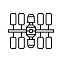 ícone de vetor de estação espacial