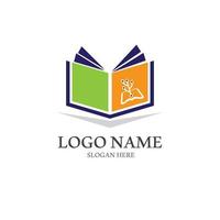 vetor de tecnologia de ícone de logotipo de livro digital