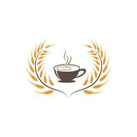 imagens do logotipo da xícara de café vetor