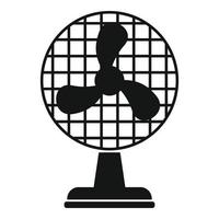 ícone do ventilador de quadro, estilo simples vetor