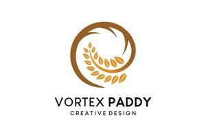 design de logotipo paddy com conceito criativo, ilustração vetorial paddy vetor