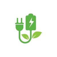 ícone de energia ecológica vetor