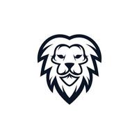 ícone de vetor de cabeça de leão