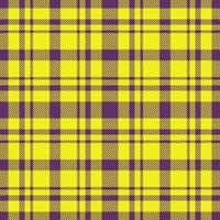 fundo têxtil sem costura. padrão de textura xadrez. vetor de tecido xadrez tartan.