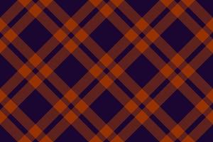 fundo têxtil sem costura. verifique o vetor tartan. padrão de tecido de textura xadrez.