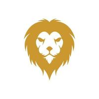 ícone de vetor de cabeça de leão