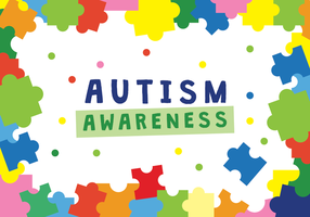 Autism Awareness Vector Poster