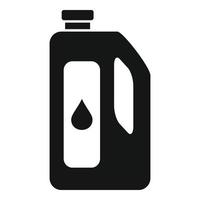 ícone de garrafa de limpeza a seco, estilo simples vetor
