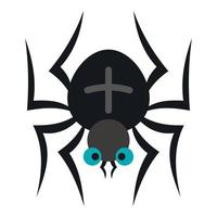 ícone de aranha, estilo simples vetor