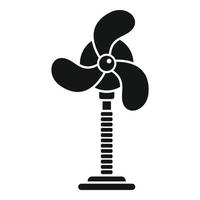 ícone de ventilador de quarto, estilo simples vetor