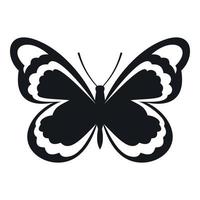 ícone de pequena borboleta, estilo simples vetor
