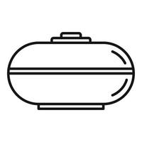 ícone difusor, estilo de estrutura de tópicos vetor