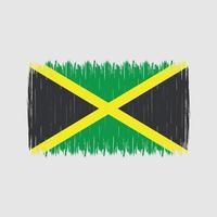 escova da bandeira da jamaica vetor