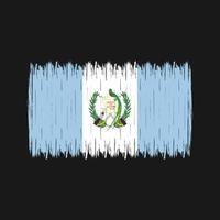 escova de bandeira da guatemala vetor