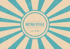 Fundo do estilo Sunburst retro vetor