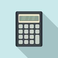 ícone de calculadora de contabilidade, estilo simples vetor