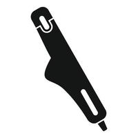 ícone de caneta de brinquedo 3d, estilo simples vetor