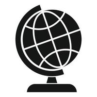 ícone do globo de viagens, estilo simples vetor