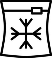ícone de vetor de bolsa de gelo