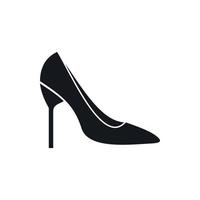 ícone de sapatos de noiva, estilo simples vetor