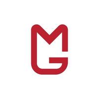 logotipo mg, logotipo gm logotipo g logotipo m vetor