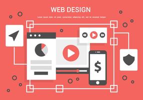 Livre Vector Web Design Ilustração