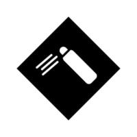 ícone de vetor de cilindro pressurizado