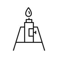 ícone de vetor de queimador