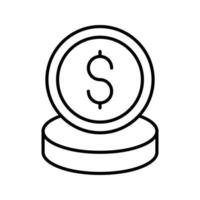 ícone de vetor de dinheiro