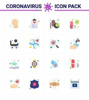 conjunto de ícones de prevenção de coronavírus 2019ncov covid19 lista de antivírus médico pulmões de vírus coronavírus viral 2019nov doença vetor elementos de design