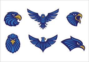 Logotipo livre das águias tribal vetor