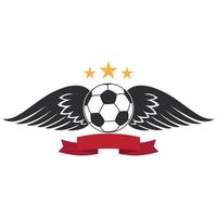 ilustração do logotipo do campeonato de futebol. vetor