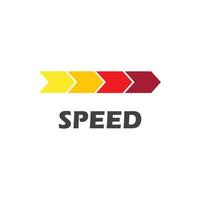 vetor de logotipo de velocidade