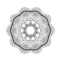 mandala de enfeite de natal vetor