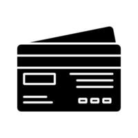 ícone de vetor de cartão de crédito