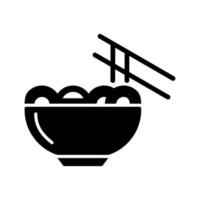 ícone de vetor de comida chinesa