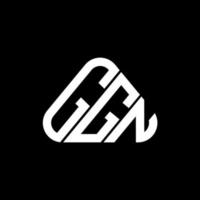 design criativo do logotipo da letra ggn com gráfico vetorial, logotipo simples e moderno da ggn. vetor