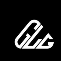 design criativo do logotipo da carta glg com gráfico vetorial, logotipo glg simples e moderno. vetor