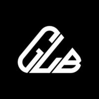 design criativo do logotipo da carta glb com gráfico vetorial, logotipo glb simples e moderno. vetor