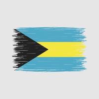 escova de bandeira bahamas vetor