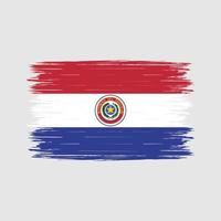 escova de bandeira do paraguai vetor