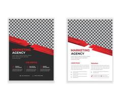 modelo de design de folheto de marketing digital, agência de marketing digital, design de folheto quadrado vetor